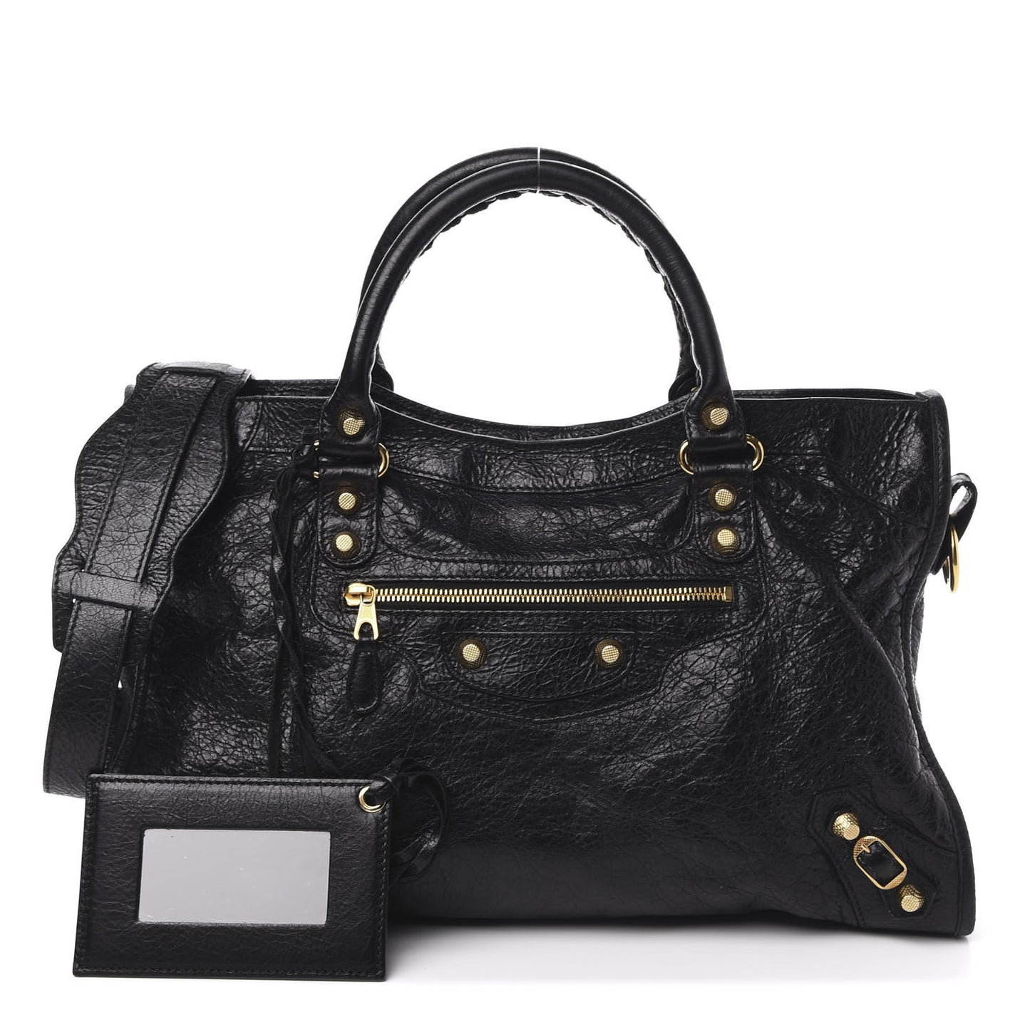 Agneau Giant 12 Gold Hardware City Black