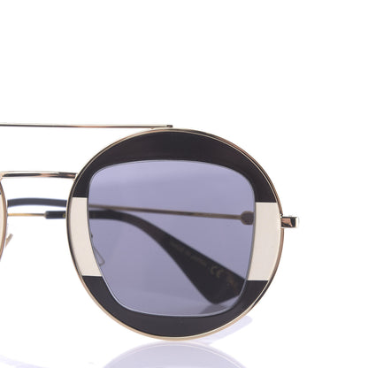 Gucci Round Frame Sylvie Web Sunglasses GG0105S Black 8 of 9