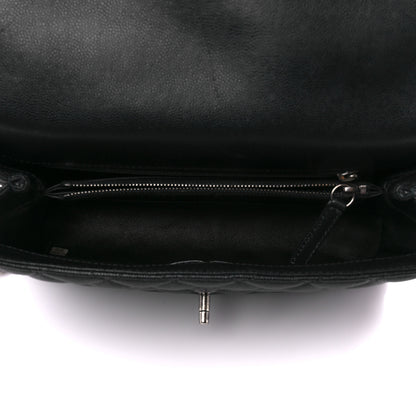 Chanel Caviar Lizard Quilted Small Coco Handle Flap Black 5 of 11
