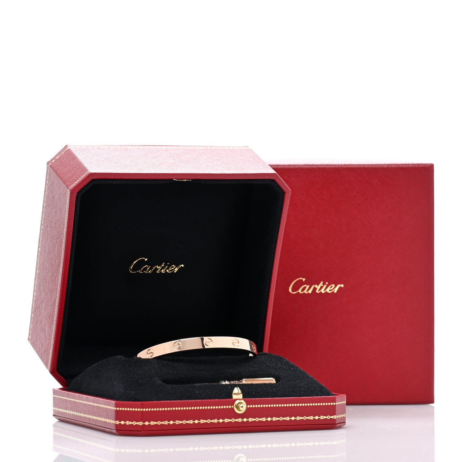 Cartier 18K Pink Gold LOVE Bracelet 18 7 of 7