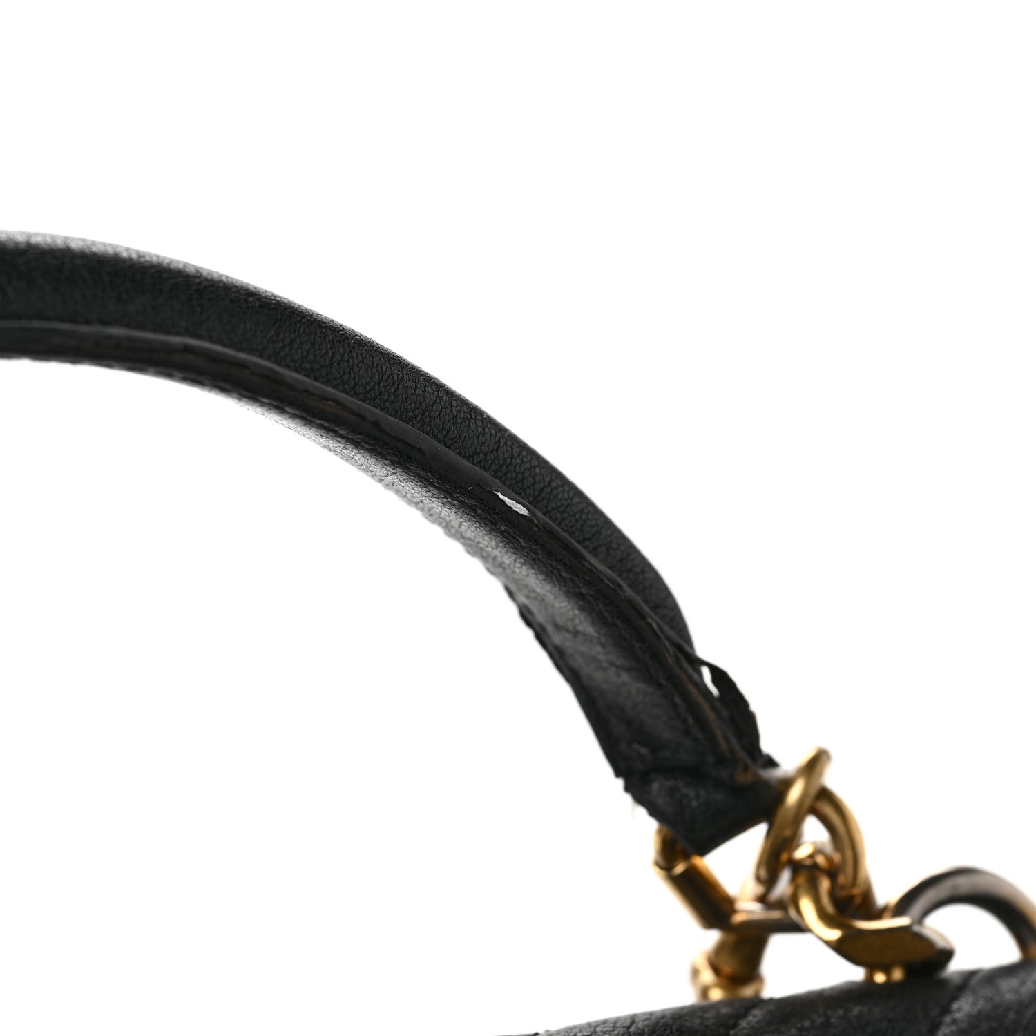Saint Laurent Sheepskin Matelasse Chevron Monogram Medium College Bag Black 14 of 19
