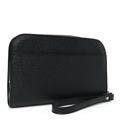 Louis Vuitton Taiga Baikal Pochette Black 3 of 7