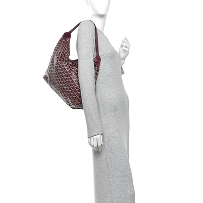 Goyard Goyardine Fidji Zip Hobo Burgundy 2 of 13