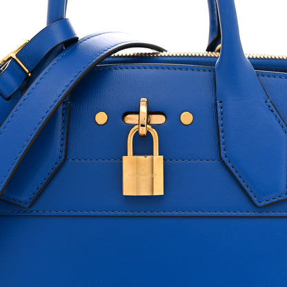 Louis Vuitton Calfskin City Steamer PM Blue 8 of 10