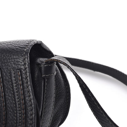 Chloe Calfskin Mini Marcie Round Crossbody Bag Black 16 of 19