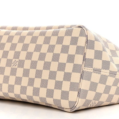 Louis Vuitton Damier Azur Neo Neverfull MM Rose Ballerine 10 of 10