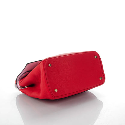 Christian Dior Bullcalf Small Be Dior Flap Red 4 of 7