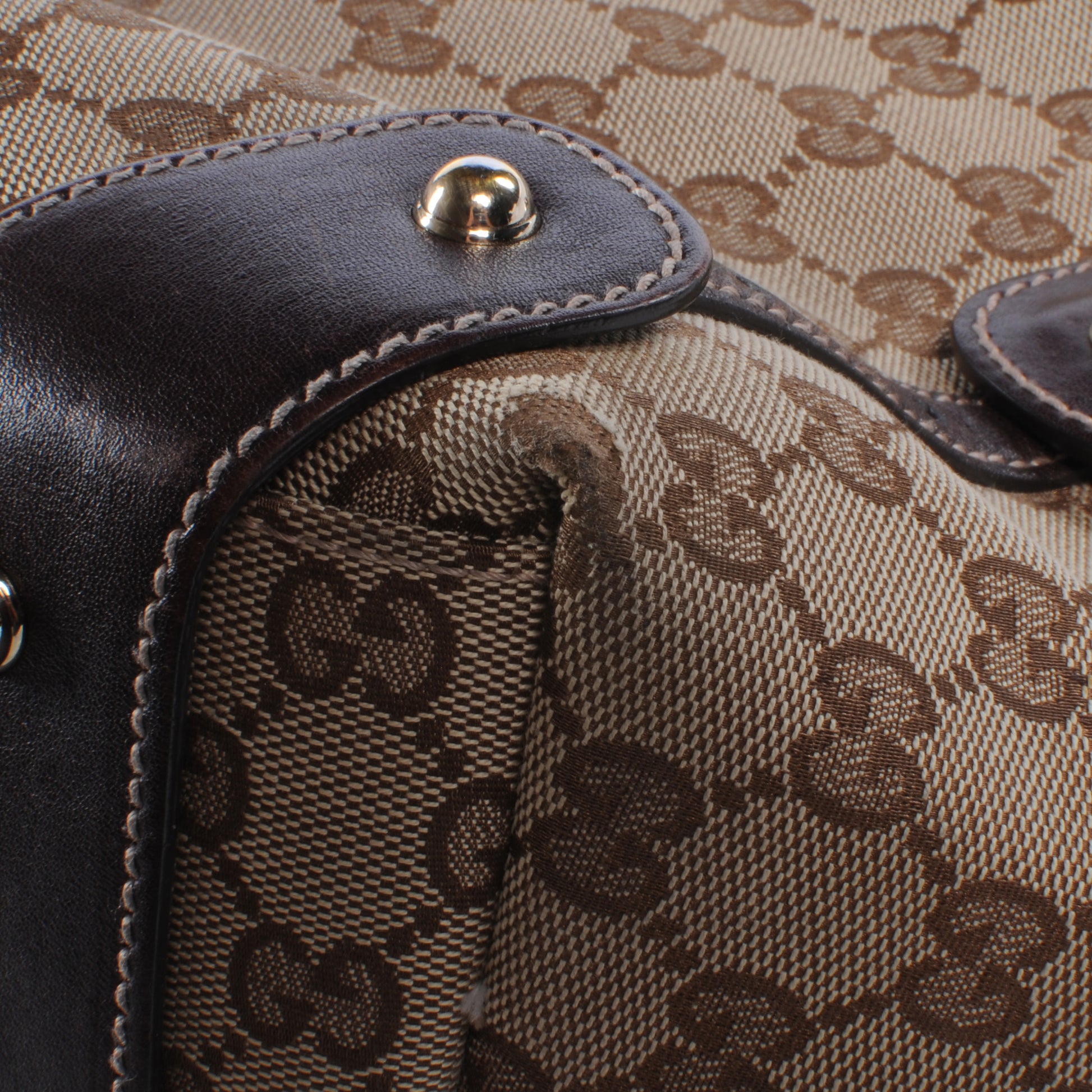 Gucci Monogram Medium Pelham Tote Ebony 9 of 12