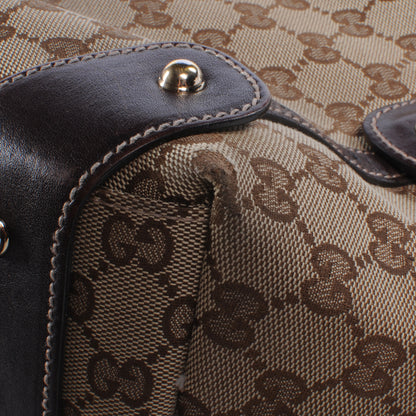 Gucci Monogram Medium Pelham Tote Ebony 9 of 12
