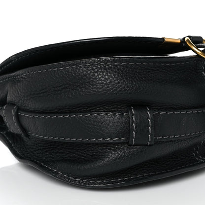 Chloe Calfskin Mini Marcie Round Crossbody Bag Black 9 of 10