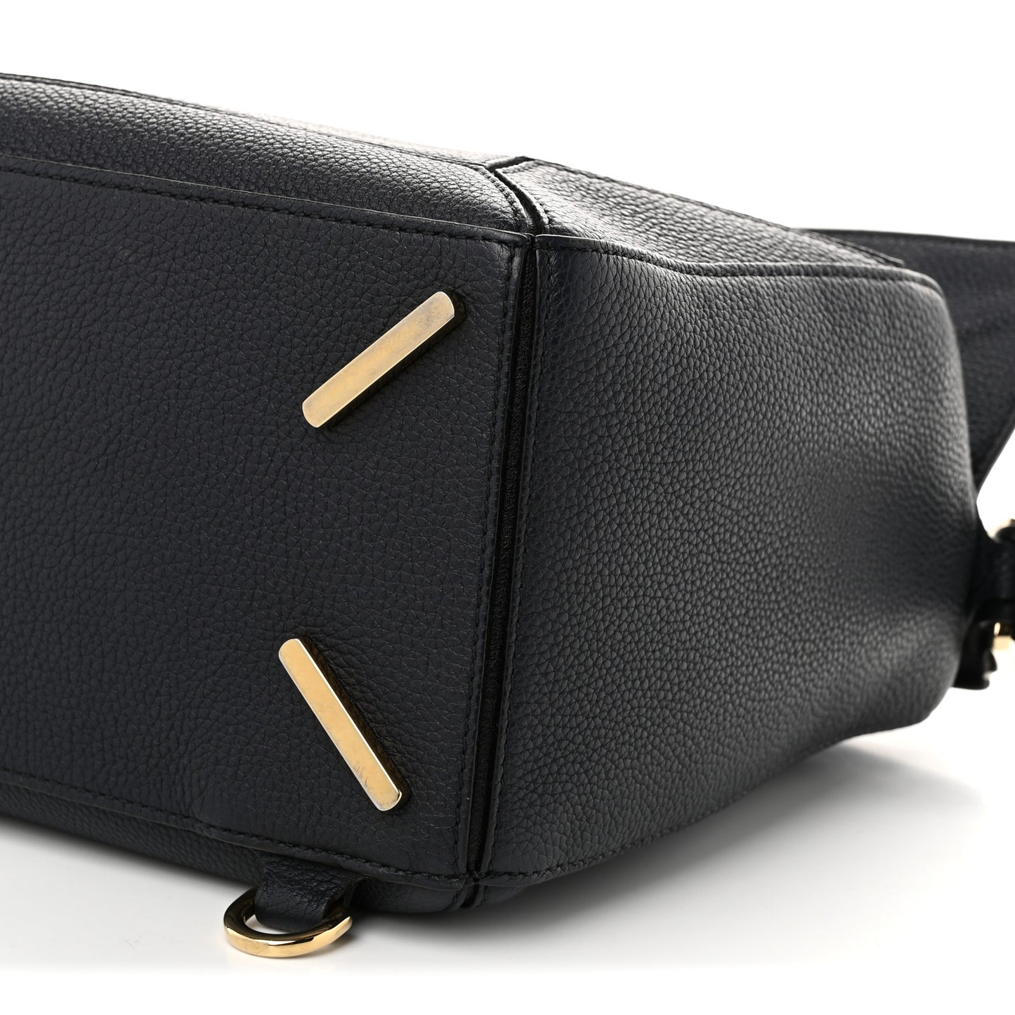 Calfskin Medium Puzzle Bag Midnight Blue Black