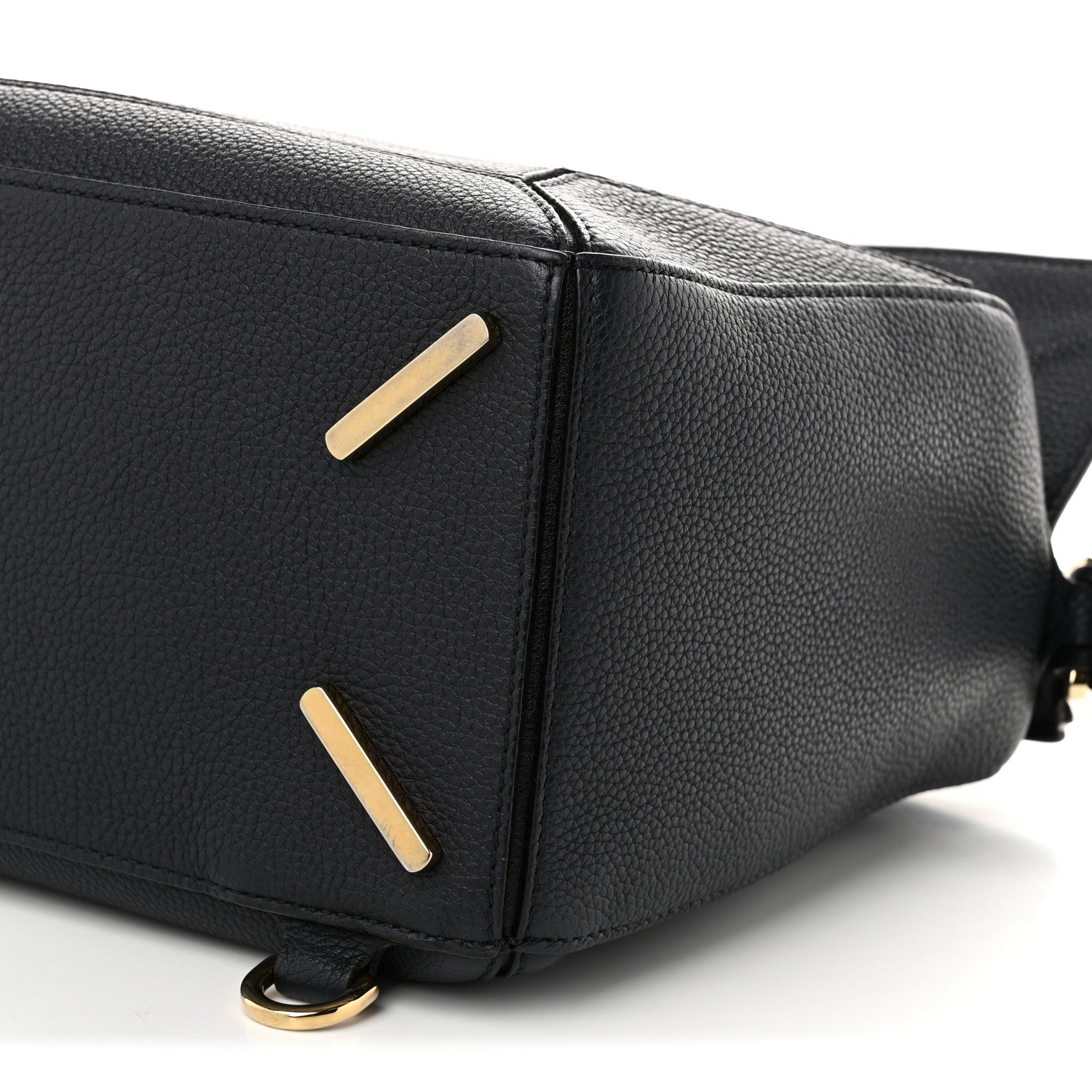 Loewe Calfskin Medium Puzzle Bag Midnight Blue Black 9 of 9