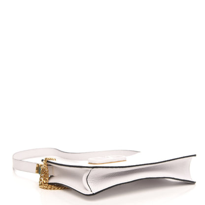 Valentino Garavani Grainy Calfskin VSling Pouch With Strap Optic White 5 of 10