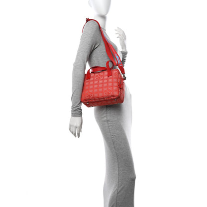 Chanel Nylon Small Travel Tote Red 2 of 20