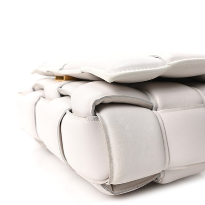 Bottega Veneta Nappa Maxi Intreccio Padded Cassette Crossbody Bag Chalk 10 of 10