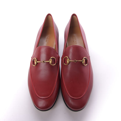 Gucci Calfskin Womens Jordaan Loafers 36 Hibiscus Red 5 of 12