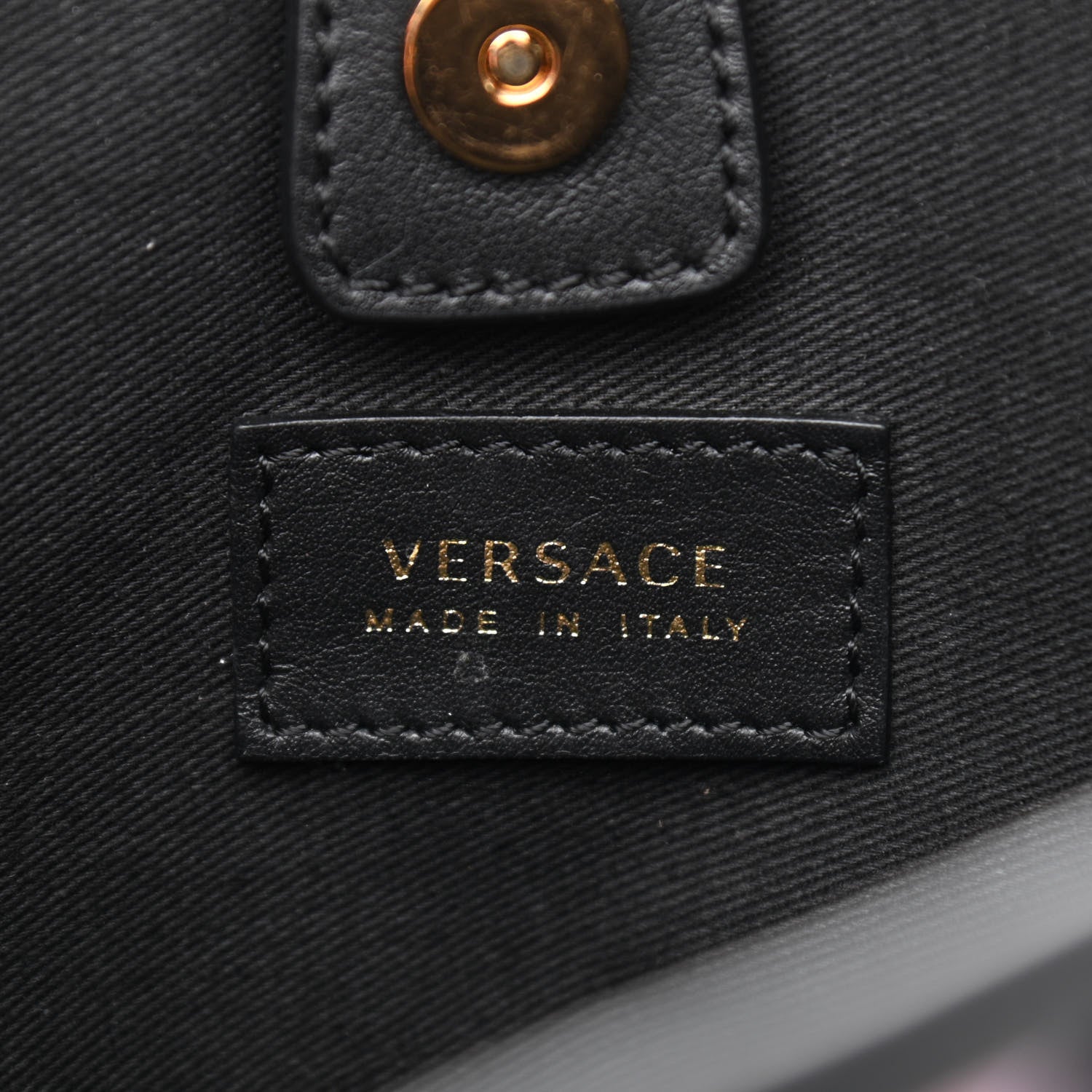 Versace Calfskin Monogram Smile Medusa Tote Multicolor 6 of 10