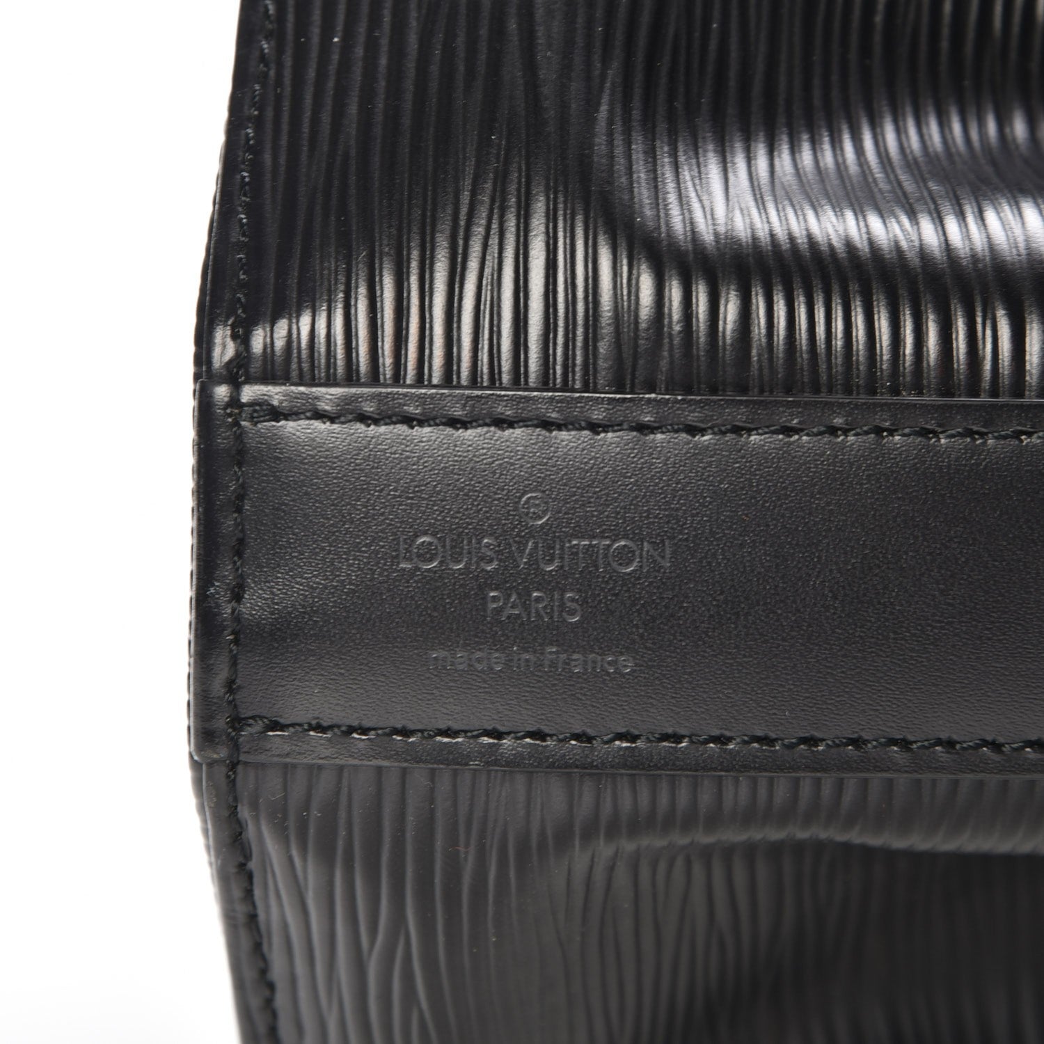 Louis Vuitton Epi Sac D'Epaule Black 6 of 9