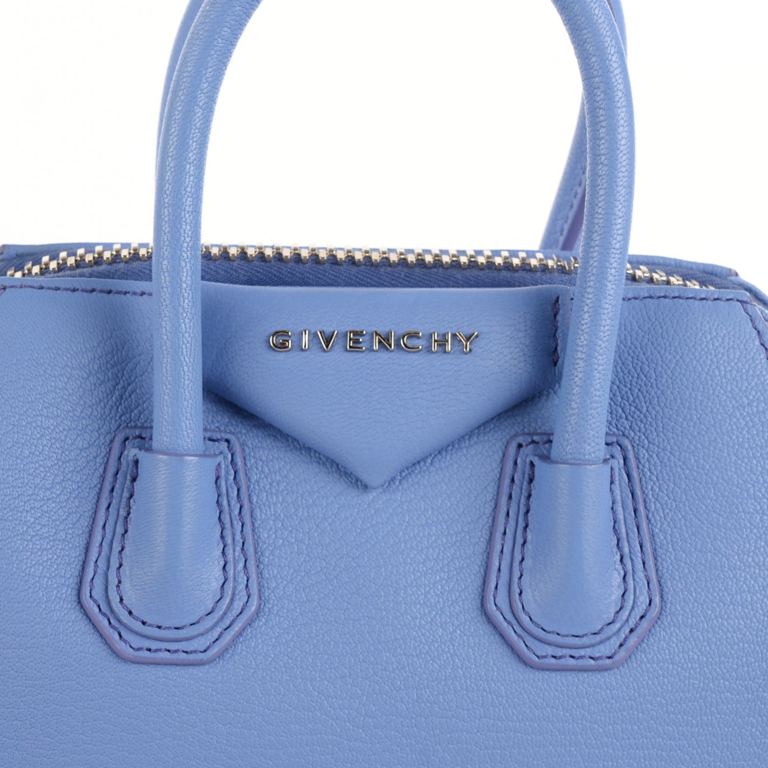 Givenchy Sugar Goatskin Mini Antigona Lilac 9 of 9