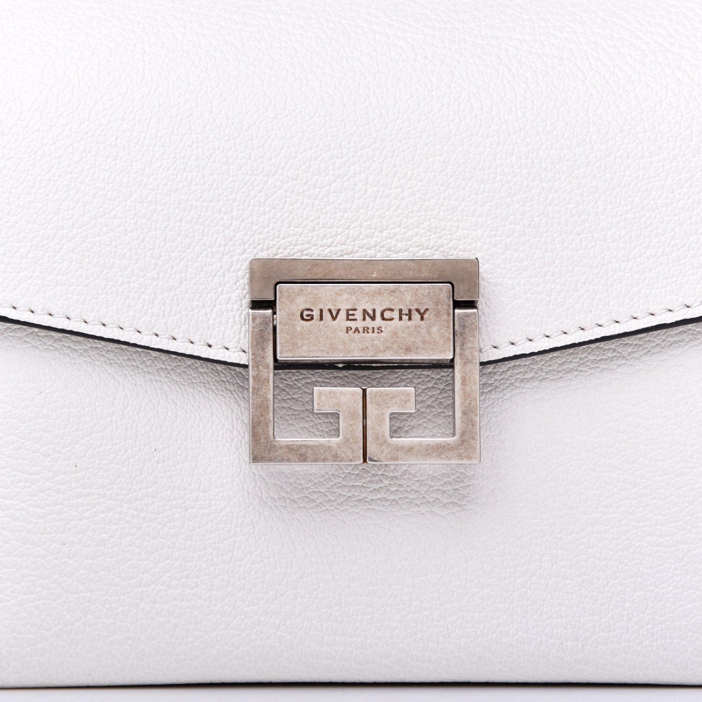 Goatskin Small GV3 Shoulder Bag White