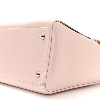 Christian Dior Deerskin Floral Printed Medium Lady Dior Pink 10 of 10