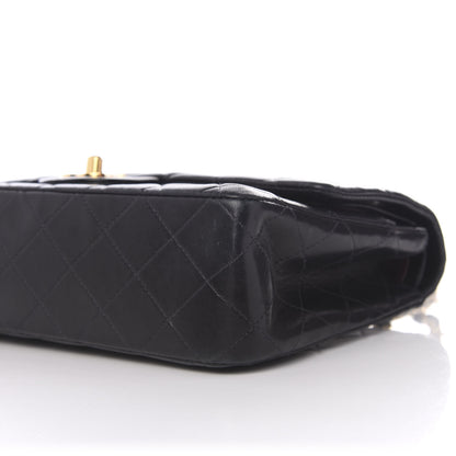 Chanel Lambskin Quilted Medium Double Flap Black 8 of 9