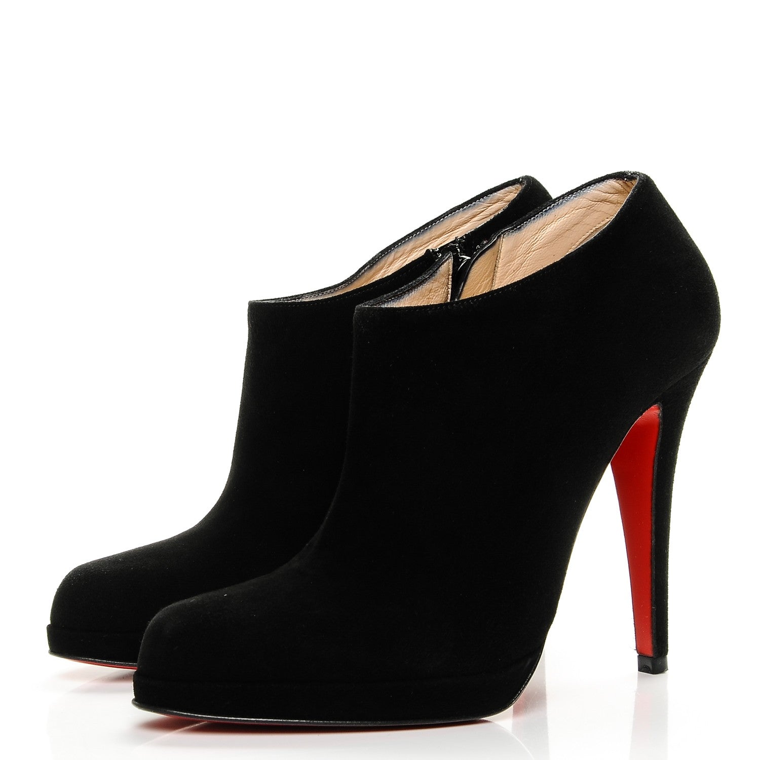 Christian Louboutin Suede Goya 100 Booties 37 3 of 7