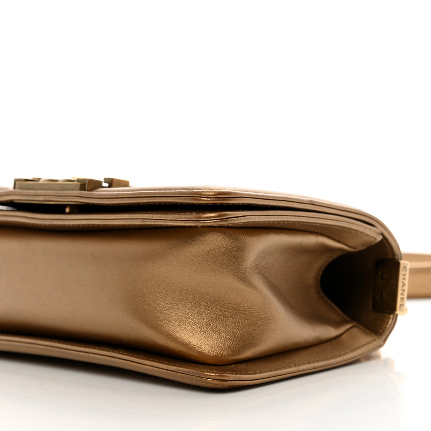 Galuchat Stingray Small Boy Flap Gold