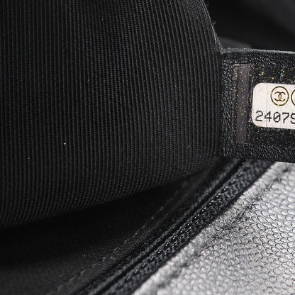 Chanel Caviar Quilted New Medium Boy Flap So Black 7 of 8