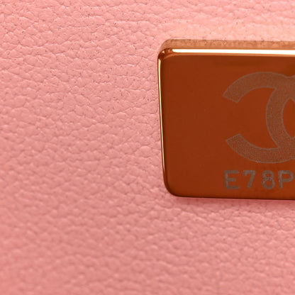 Chanel Lambskin Quilted Large CC In Love Heart Bag Light Pink 7 of 10