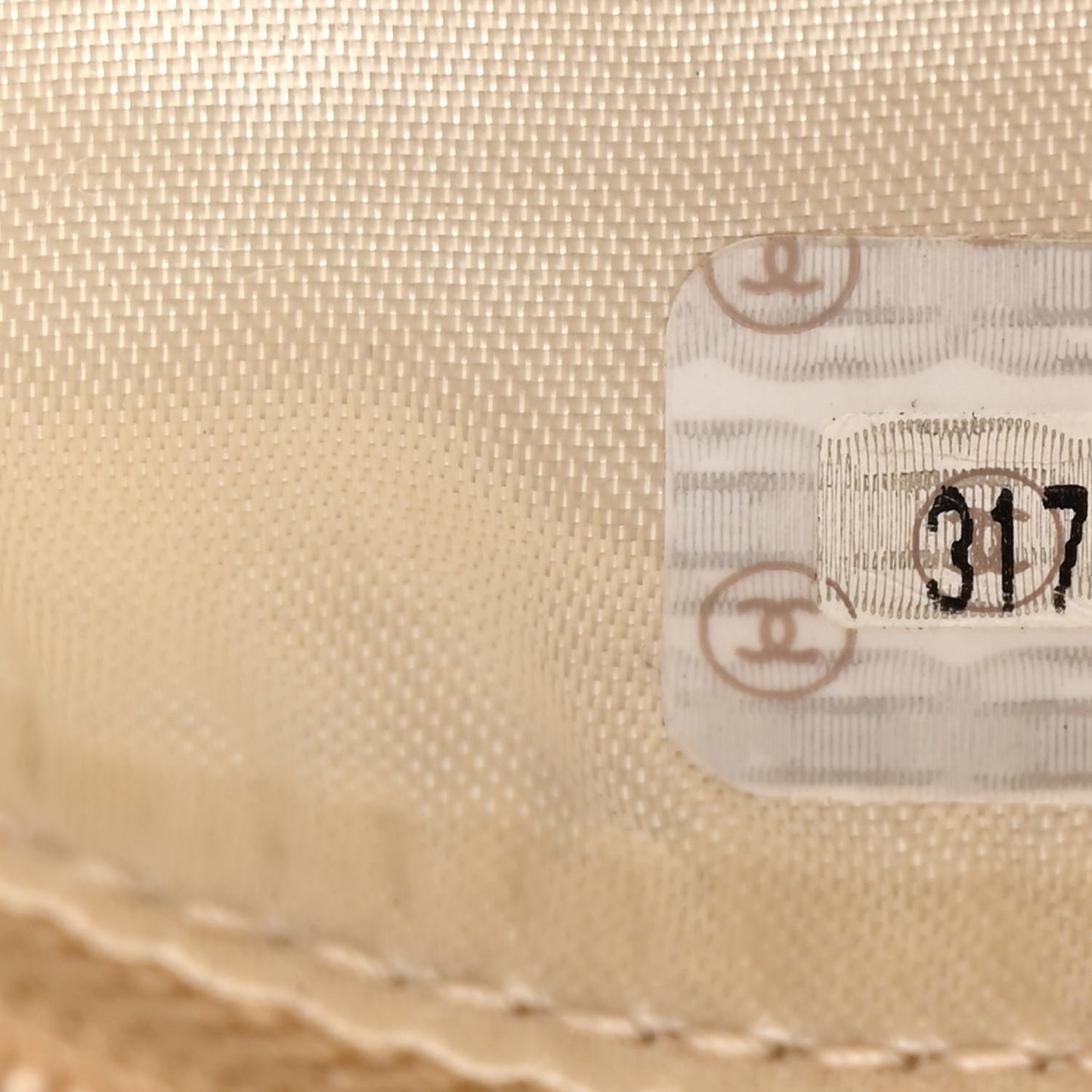 Metallic Lambskin Quilted Tassel Camera Case Gold