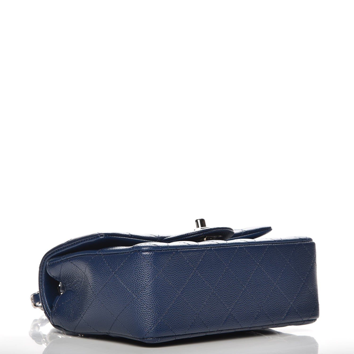 Chanel Caviar Quilted Mini Rectangular Flap Blue 4 of 8