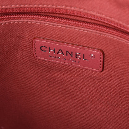 Chanel Woven Straw Raffia Small Deauville Tote Pink 6 of 7