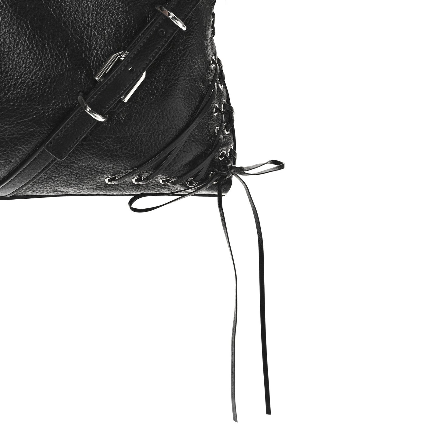 Calfskin Medium Voyou Bag Black