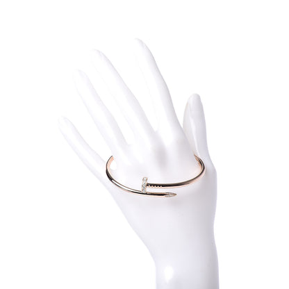 Cartier 18K Pink Gold Diamond Juste Un Clou Bracelet 18 2 of 5