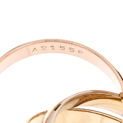 Cartier 18K Pink Yellow White Gold Classic Les Must De Cartier Trinity Ring 52 6 4 of 5
