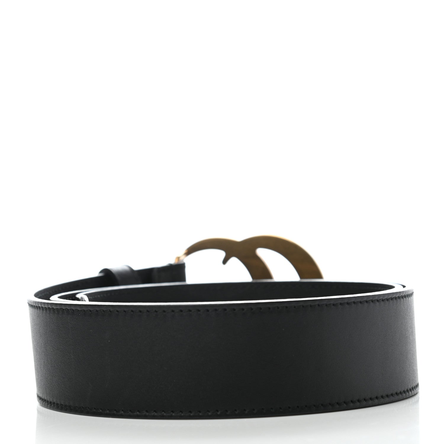 Gucci Calfskin Double G 40mm Belt 85 34 Black 2 of 5