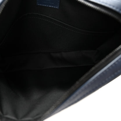 Louis Vuitton Calfskin Monogram Shadow Trio Messenger Navy 5 of 9