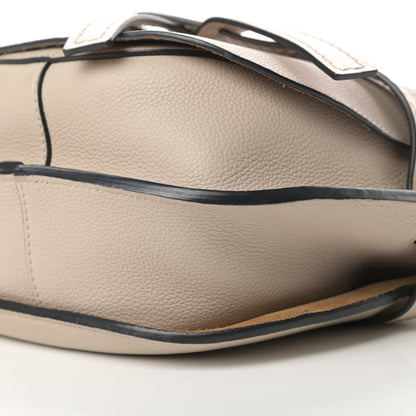 Loewe Grained Calfskin Small Gate Crossbody Bag Light Ghost 10 of 10
