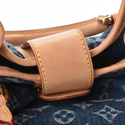 Louis Vuitton Monogram Denim Pleaty Blue 8 of 8