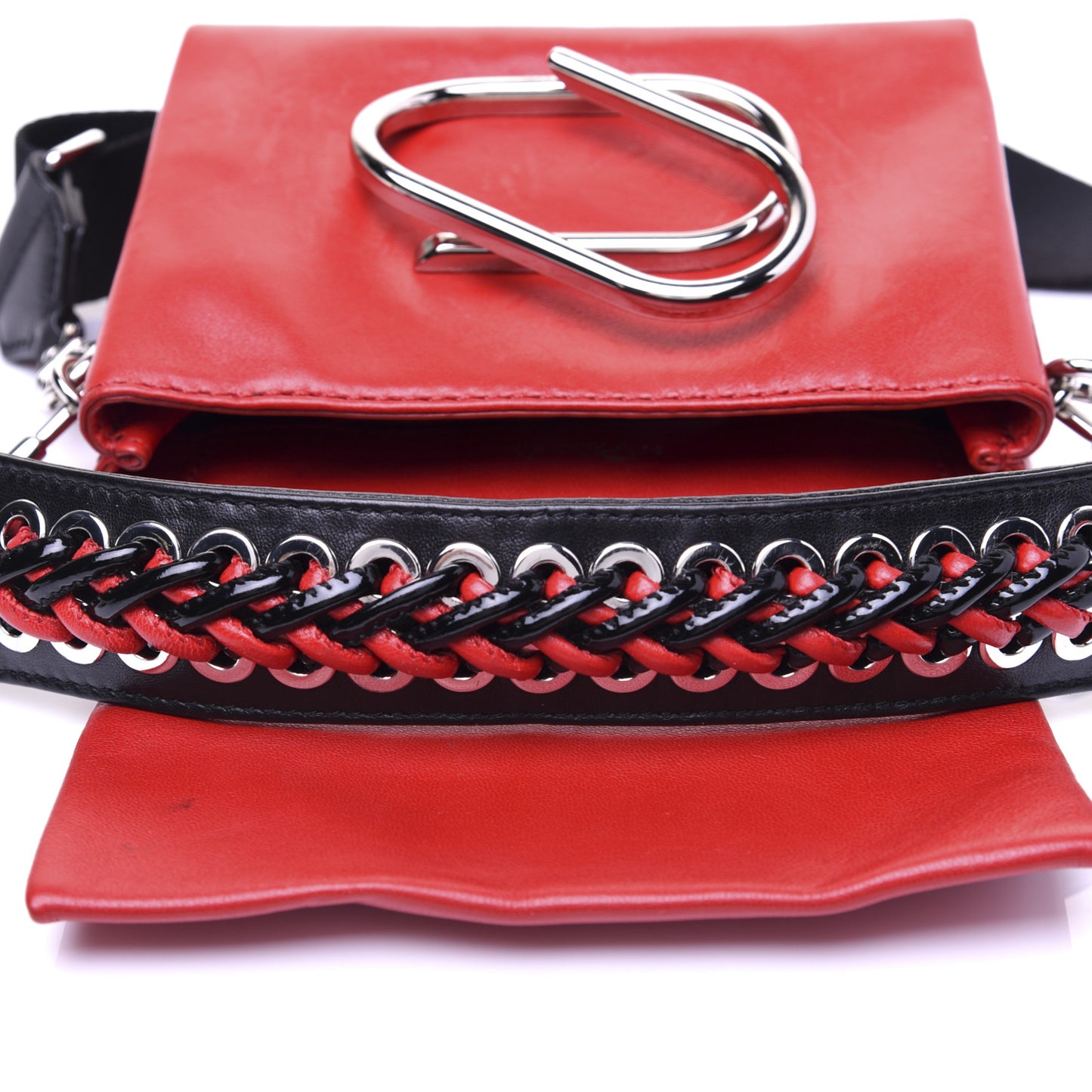 3.1 Lambskin Micro Alix Sport Bag Red