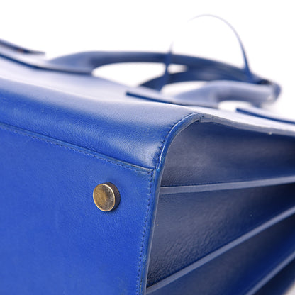 Saint Laurent Calfskin Large Sac De Jour Carryall Royal Blue 9 of 15