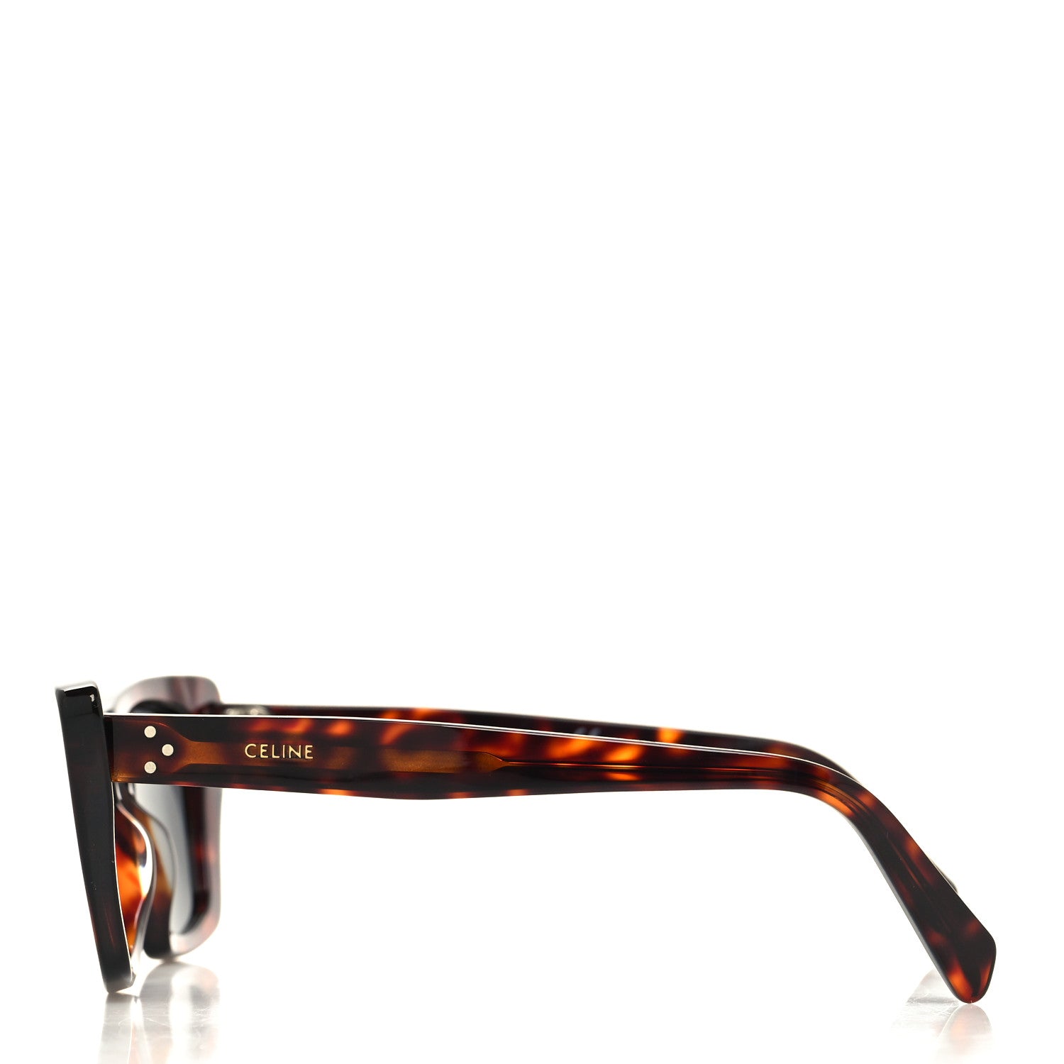 Celine Acetate Cat Eye Sunglasses CL40187I Dark Havana 3 of 7
