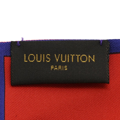 Louis Vuitton Silk Monogram Trunks Bandeau Red 3 of 3