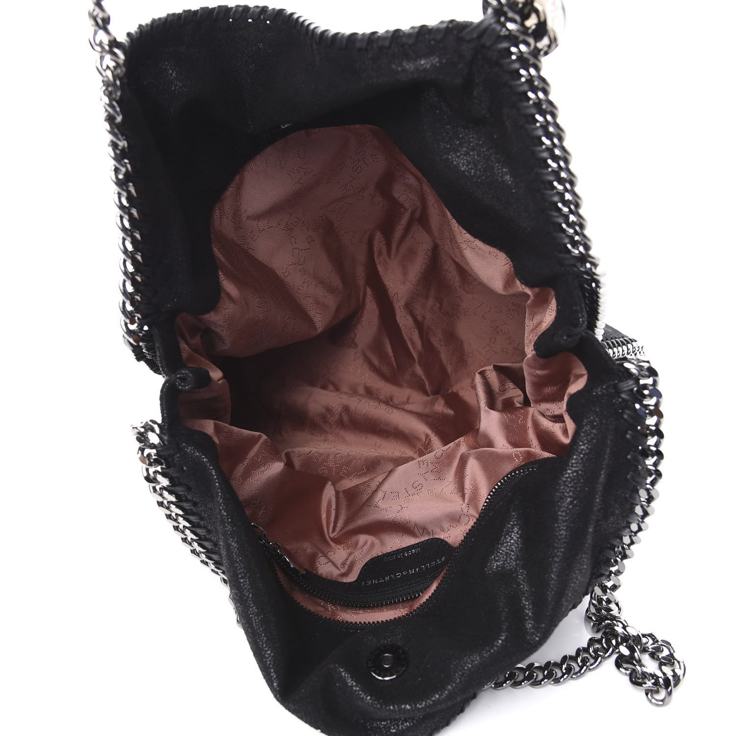 Shaggy Deer Small Falabella Tote Black
