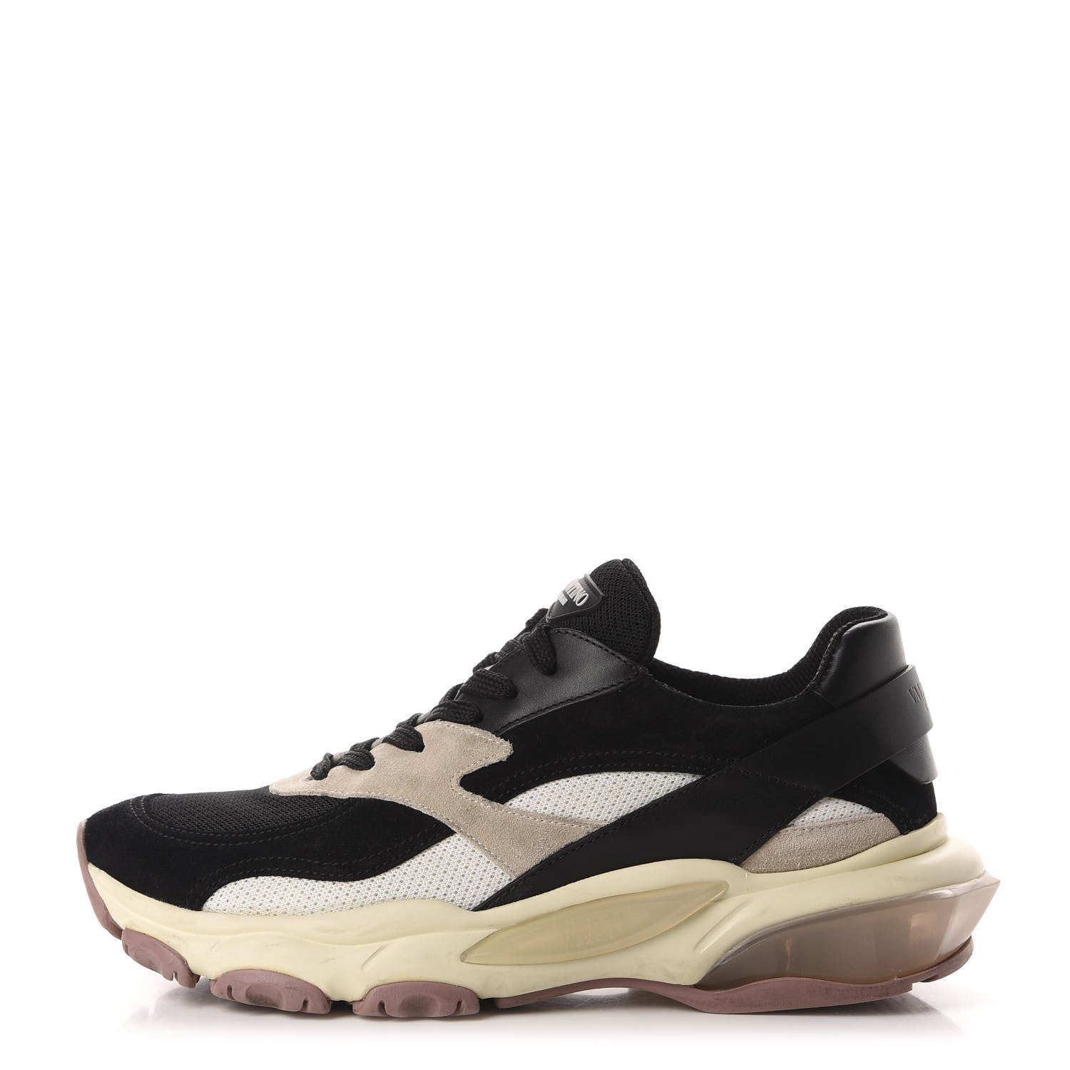 Valentino Garavani Calfskin Sprayed Womens Bounce Sneakers 40 Multicolor 1 of 12