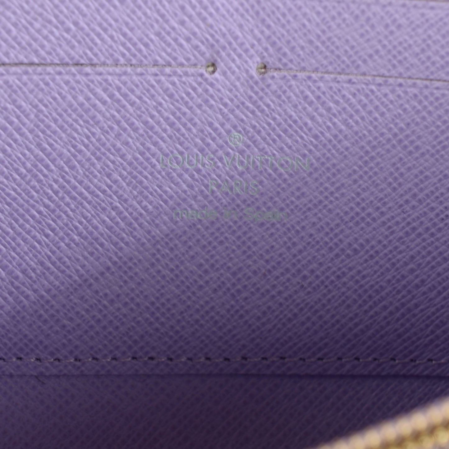 Monogram Multicolor Zippy Wallet Black Violet
