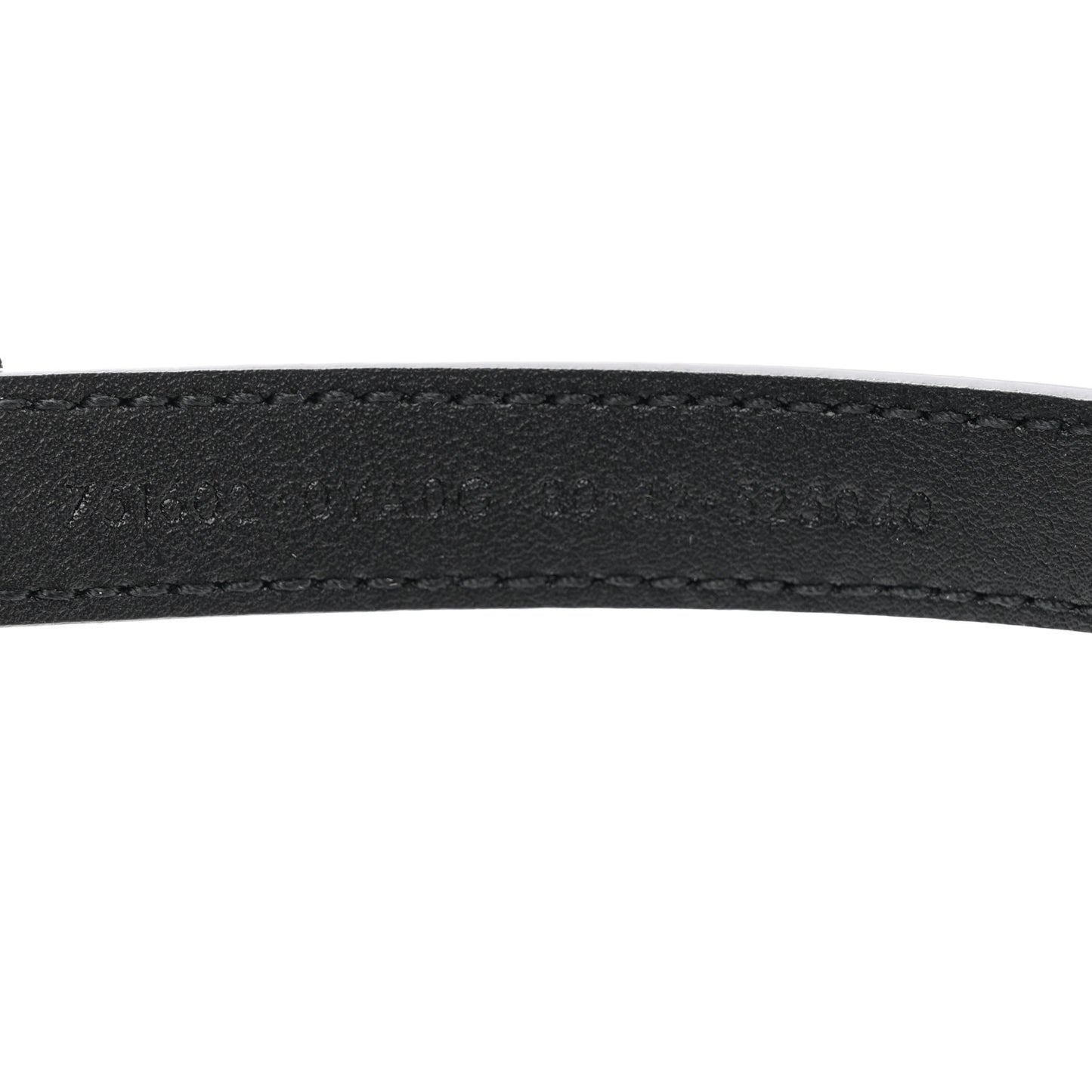 Plutone Calfskin Gucci Buckle 20mm Thin Belt 80 32 Black