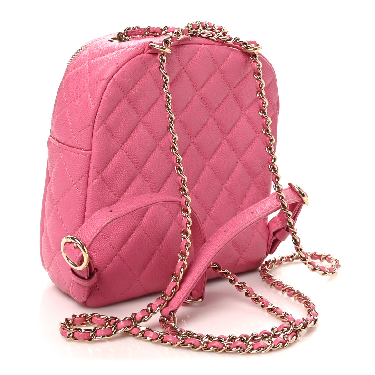 Caviar Quilted Small CC Day Backpack Pink