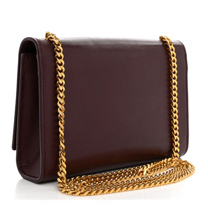 Saint Laurent Smooth Calfskin Small Classic Monogram Kate Tassel Satchel Rouge Legion 2 of 12